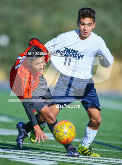 Thumbnail 3 in St. Genevieve vs The Palmdale Aerospace Academy (Sierra Canyon Tournament) photogallery.