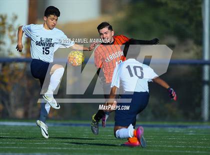 Thumbnail 3 in St. Genevieve vs The Palmdale Aerospace Academy (Sierra Canyon Tournament) photogallery.