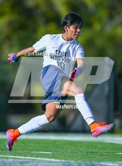 Thumbnail 1 in St. Genevieve vs The Palmdale Aerospace Academy (Sierra Canyon Tournament) photogallery.