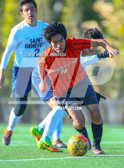 Thumbnail 2 in St. Genevieve vs The Palmdale Aerospace Academy (Sierra Canyon Tournament) photogallery.