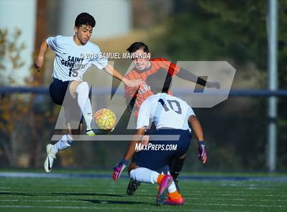 Thumbnail 1 in St. Genevieve vs The Palmdale Aerospace Academy (Sierra Canyon Tournament) photogallery.