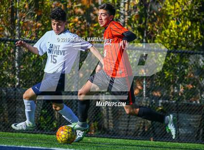Thumbnail 3 in St. Genevieve vs The Palmdale Aerospace Academy (Sierra Canyon Tournament) photogallery.