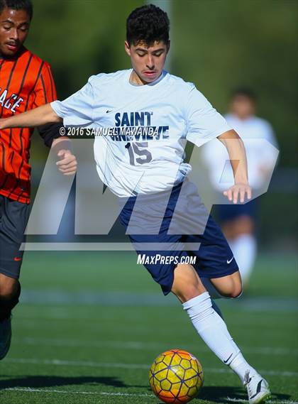 Thumbnail 1 in St. Genevieve vs The Palmdale Aerospace Academy (Sierra Canyon Tournament) photogallery.