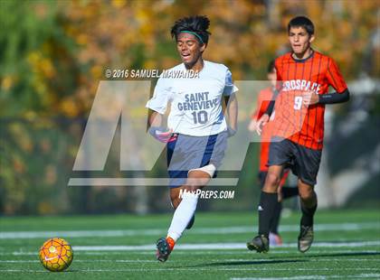 Thumbnail 1 in St. Genevieve vs The Palmdale Aerospace Academy (Sierra Canyon Tournament) photogallery.