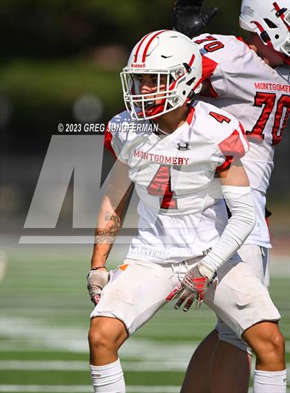 Thumbnail 3 in Cardinal Newman @ Montgomery (scrimmage) photogallery.