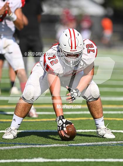 Thumbnail 1 in Cardinal Newman @ Montgomery (scrimmage) photogallery.