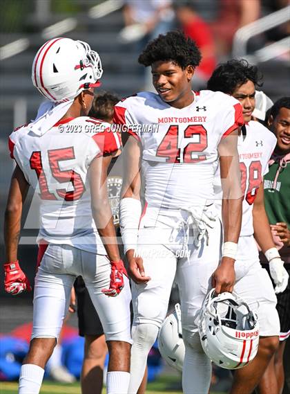 Thumbnail 2 in Cardinal Newman @ Montgomery (scrimmage) photogallery.