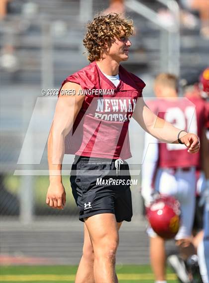 Thumbnail 1 in Cardinal Newman @ Montgomery (scrimmage) photogallery.