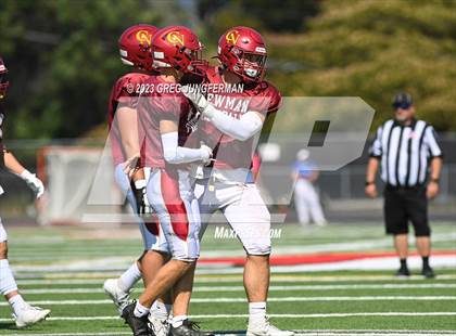 Thumbnail 3 in Cardinal Newman @ Montgomery (scrimmage) photogallery.