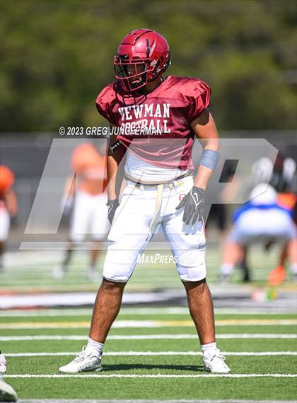 Thumbnail 1 in Cardinal Newman @ Montgomery (scrimmage) photogallery.