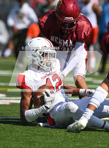 Thumbnail 2 in Cardinal Newman @ Montgomery (scrimmage) photogallery.