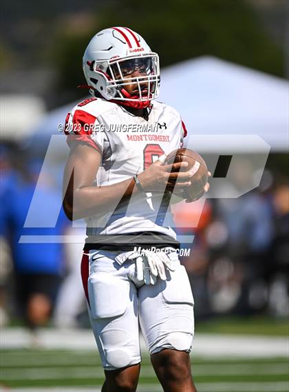 Thumbnail 3 in Cardinal Newman @ Montgomery (scrimmage) photogallery.