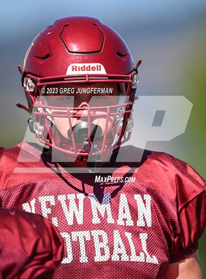Thumbnail 2 in Cardinal Newman @ Montgomery (scrimmage) photogallery.