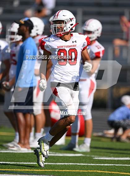 Thumbnail 1 in Cardinal Newman @ Montgomery (scrimmage) photogallery.