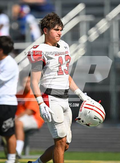 Thumbnail 2 in Cardinal Newman @ Montgomery (scrimmage) photogallery.
