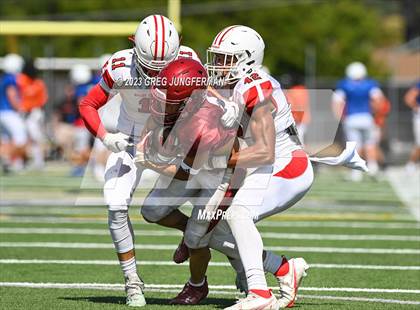 Thumbnail 3 in Cardinal Newman @ Montgomery (scrimmage) photogallery.