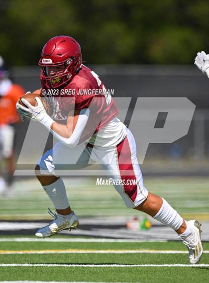 Thumbnail 2 in Cardinal Newman @ Montgomery (scrimmage) photogallery.