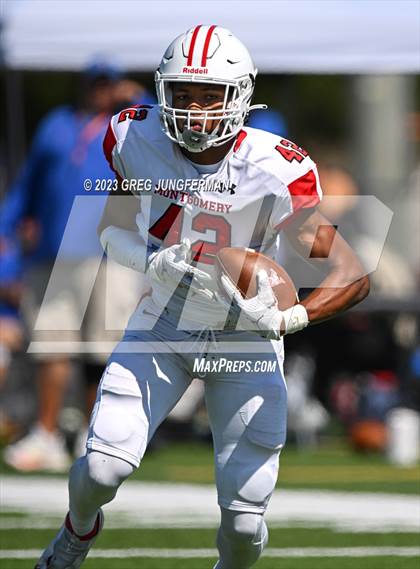 Thumbnail 3 in Cardinal Newman @ Montgomery (scrimmage) photogallery.