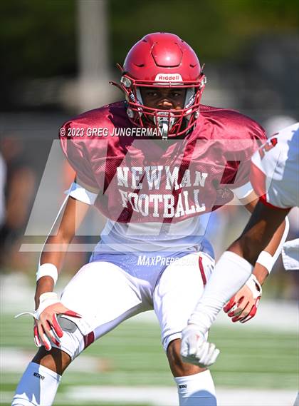 Thumbnail 2 in Cardinal Newman @ Montgomery (scrimmage) photogallery.