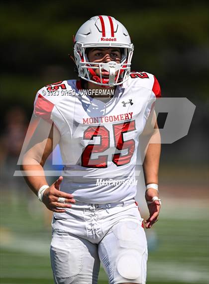 Thumbnail 1 in Cardinal Newman @ Montgomery (scrimmage) photogallery.