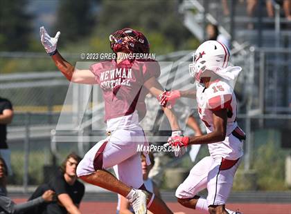 Thumbnail 2 in Cardinal Newman @ Montgomery (scrimmage) photogallery.