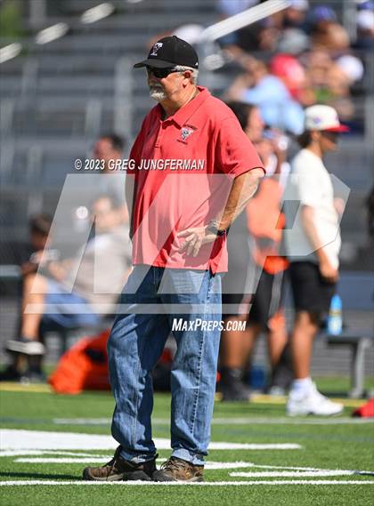 Thumbnail 3 in Cardinal Newman @ Montgomery (scrimmage) photogallery.