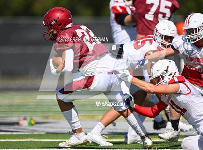 Thumbnail 1 in Cardinal Newman @ Montgomery (scrimmage) photogallery.