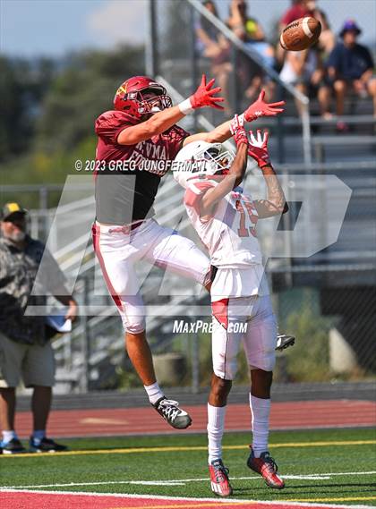 Thumbnail 2 in Cardinal Newman @ Montgomery (scrimmage) photogallery.