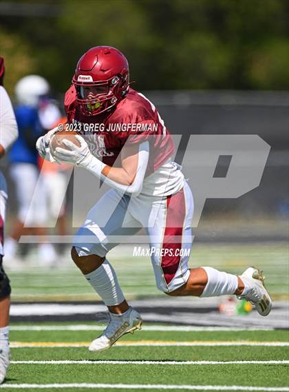 Thumbnail 3 in Cardinal Newman @ Montgomery (scrimmage) photogallery.