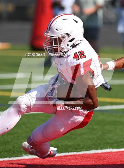Thumbnail 1 in Cardinal Newman @ Montgomery (scrimmage) photogallery.