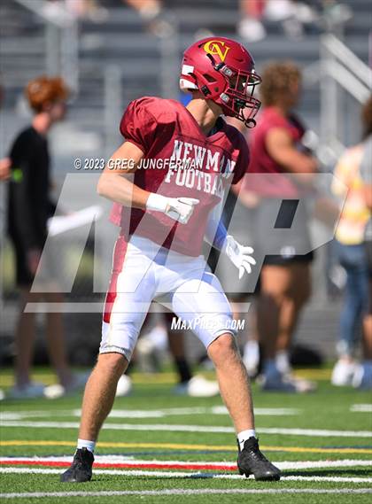 Thumbnail 3 in Cardinal Newman @ Montgomery (scrimmage) photogallery.