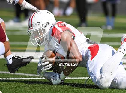 Thumbnail 1 in Cardinal Newman @ Montgomery (scrimmage) photogallery.
