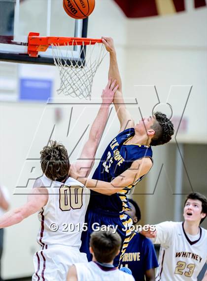 Thumbnail 2 in Elk Grove vs Whitney (CIF SJS D2 Playoff) photogallery.