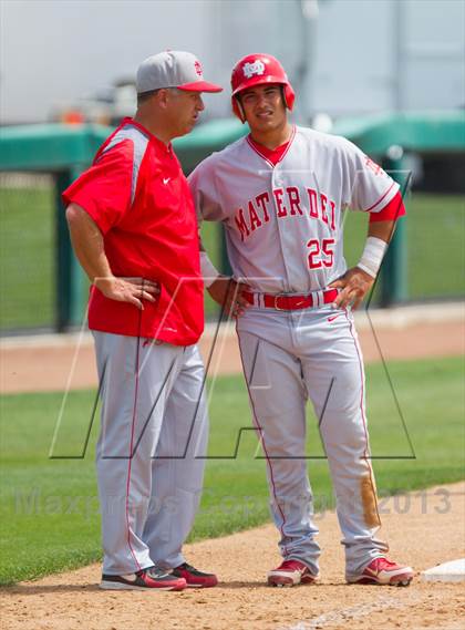 Thumbnail 3 in Pleasant Grove vs. Mater Dei (Boras Classic Championship) photogallery.