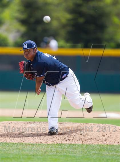 Thumbnail 3 in Pleasant Grove vs. Mater Dei (Boras Classic Championship) photogallery.