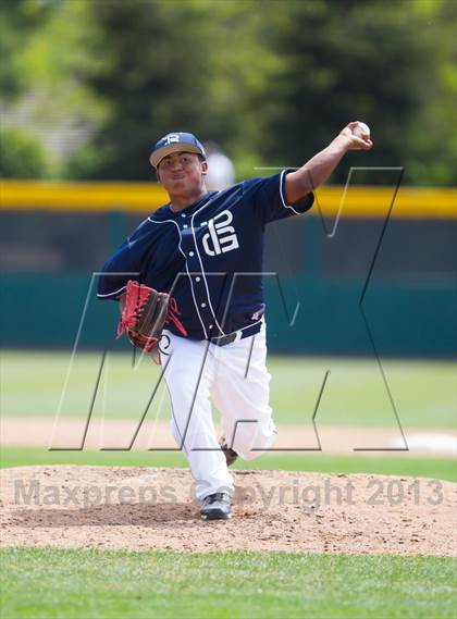 Thumbnail 2 in Pleasant Grove vs. Mater Dei (Boras Classic Championship) photogallery.