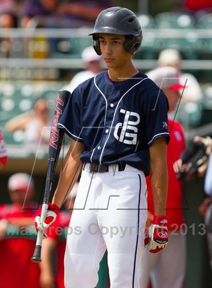 Thumbnail 3 in Pleasant Grove vs. Mater Dei (Boras Classic Championship) photogallery.
