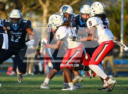 Thumbnail 3 in Oxbridge Academy @ Out-of-Door Academy (SSAA 5A Quarterfinal) photogallery.