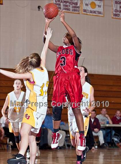 Thumbnail 3 in Cross @ St. Joseph (CIAC Class LL 2nd Round) photogallery.