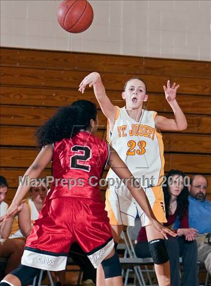 Thumbnail 1 in Cross @ St. Joseph (CIAC Class LL 2nd Round) photogallery.
