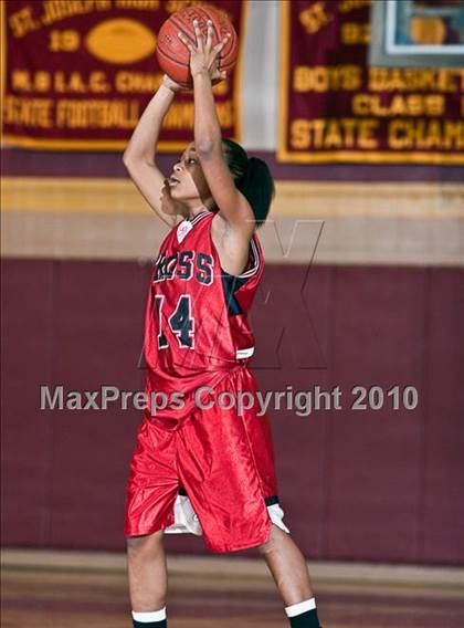 Thumbnail 2 in Cross @ St. Joseph (CIAC Class LL 2nd Round) photogallery.