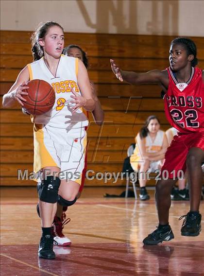 Thumbnail 1 in Cross @ St. Joseph (CIAC Class LL 2nd Round) photogallery.