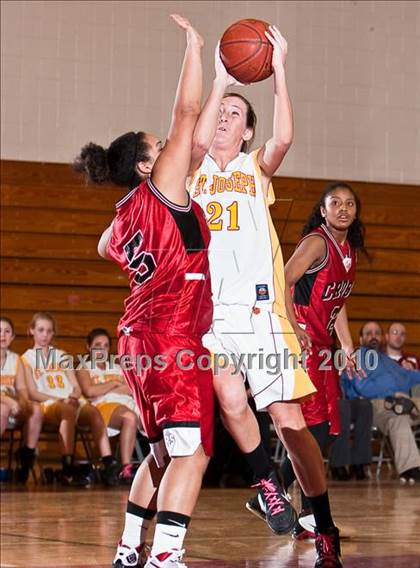 Thumbnail 1 in Cross @ St. Joseph (CIAC Class LL 2nd Round) photogallery.