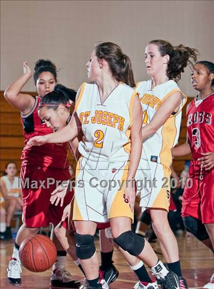 Thumbnail 2 in Cross @ St. Joseph (CIAC Class LL 2nd Round) photogallery.