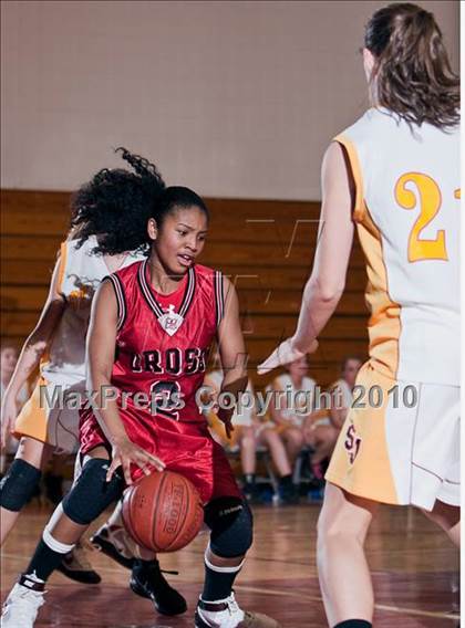 Thumbnail 3 in Cross @ St. Joseph (CIAC Class LL 2nd Round) photogallery.