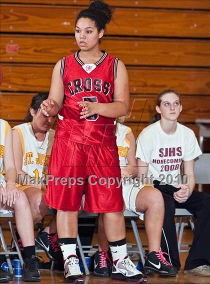 Thumbnail 3 in Cross @ St. Joseph (CIAC Class LL 2nd Round) photogallery.
