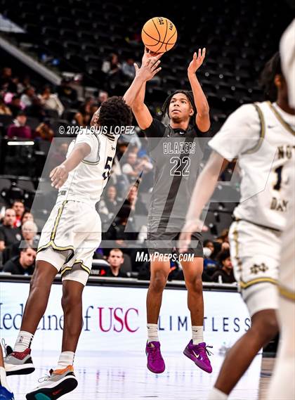 Thumbnail 2 in Sierra Canyon vs. Notre Dame (SO) (Trinity-Mission League Showcase) photogallery.