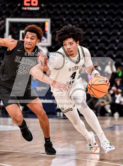 Thumbnail 1 in Sierra Canyon vs. Notre Dame (SO) (Trinity-Mission League Showcase) photogallery.
