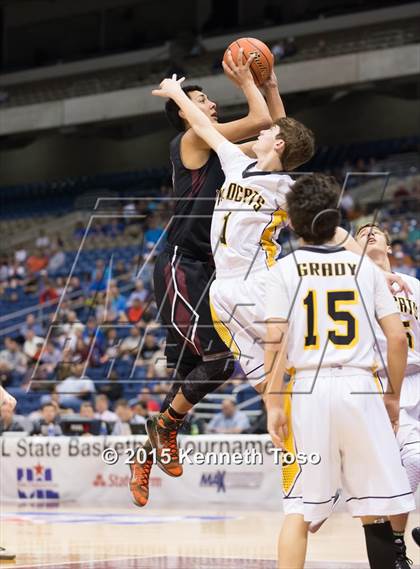 Thumbnail 3 in Grady vs. Texline (UIL 1A Final) photogallery.