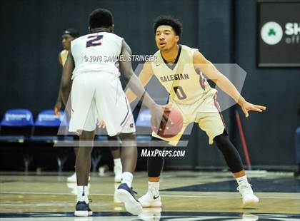 Thumbnail 1 in Modesto Christian vs. Salesian College Preparatory (MaxPreps MLK Classic) photogallery.